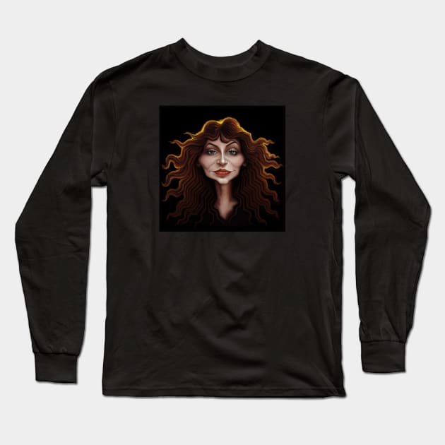 Kate Bush Long Sleeve T-Shirt by AndreKoeks